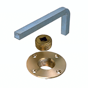 Perko Garboard Drain Plus wSteel Wrench