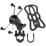 RAM Mount XGrip Large Phone Mount wHandlebar UBolt Base