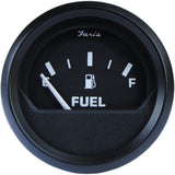 Faria Euro Black 2 Fuel Level Gauge  Metric