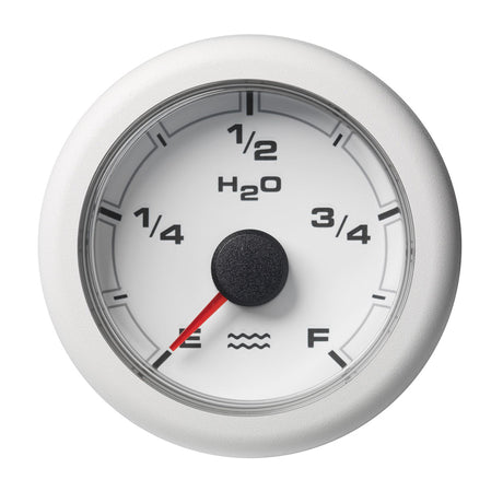 Veratron 52MM 2116 OceanLink Fresh Water Empty Gauge  White Dial  Bezel