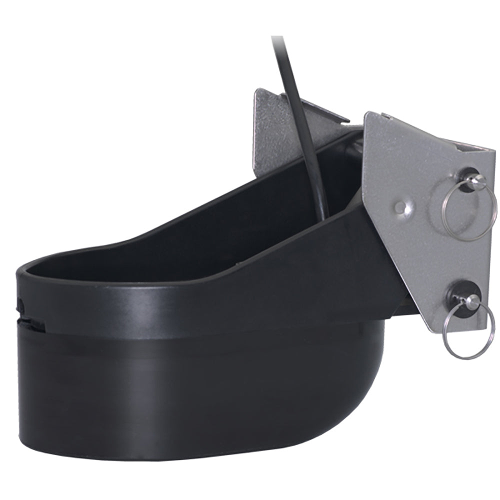 Furuno TM185M MediumFrequency CHIRP Transducer wTemperature  Urethane Transom Mount wStainless Bracket