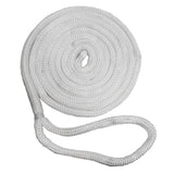 New England Ropes 12 Double Braid Dock Line  White  25