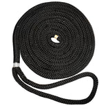 New England Ropes 58 Double Braid Dock Line  Black  50