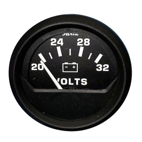 Faria Euro Black 2 Voltmeter 2032 V