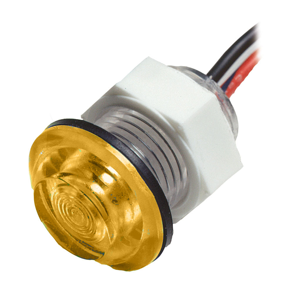 Innovative Lighting LED Bulkhead Livewell Light Flush Mount  Amber