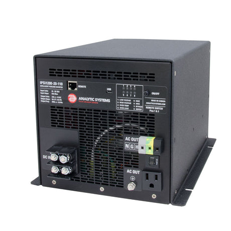 Analytic Systems AC Intelligent Pure Sine Wave Inverter 1200W 2040V In 110V Out