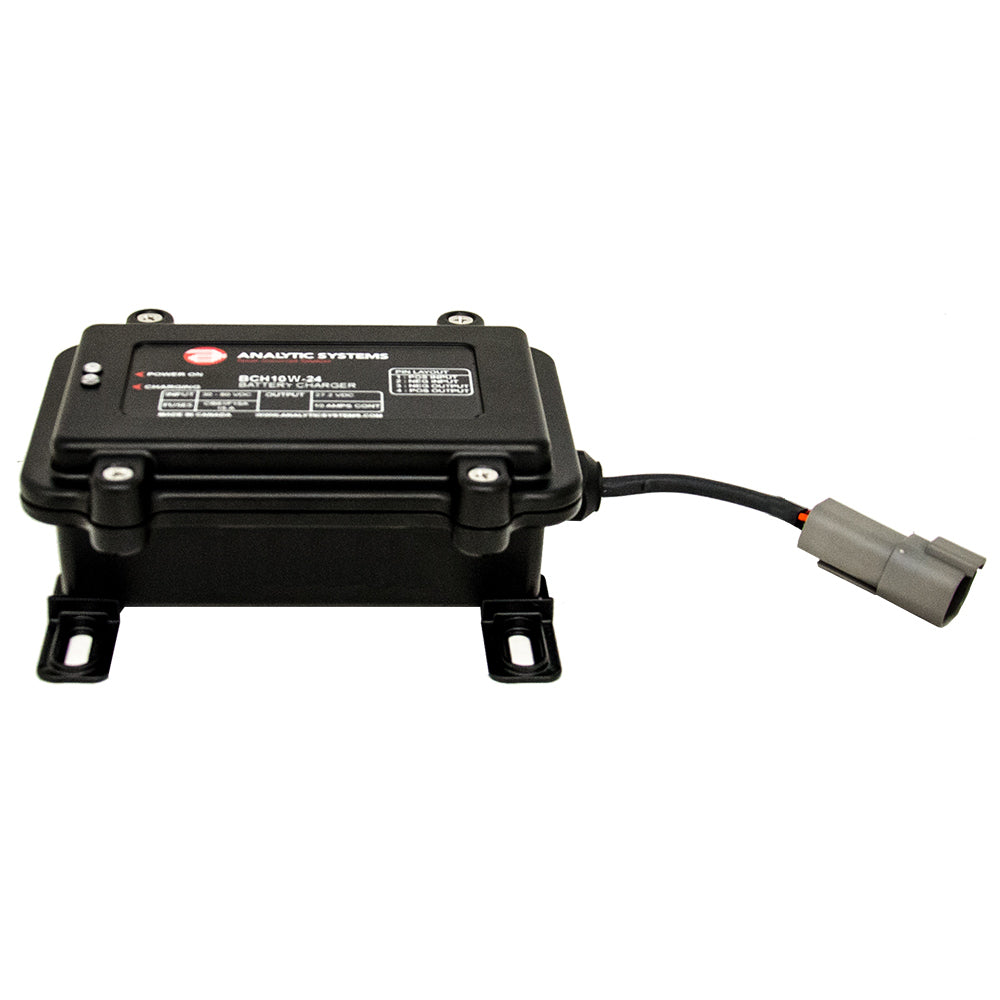 Analytic Systems Waterproof IP66 DC Battery Charger 10A 24V Out 3080V In Ruggedized