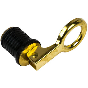 SeaDog Brass Snap Handle Drain Plug  1