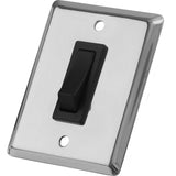 SeaDog Single Gang Wall Switch  Stainless Steel