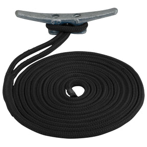 SeaDog Double Braided Nylon Dock Line  58 x 20  Black