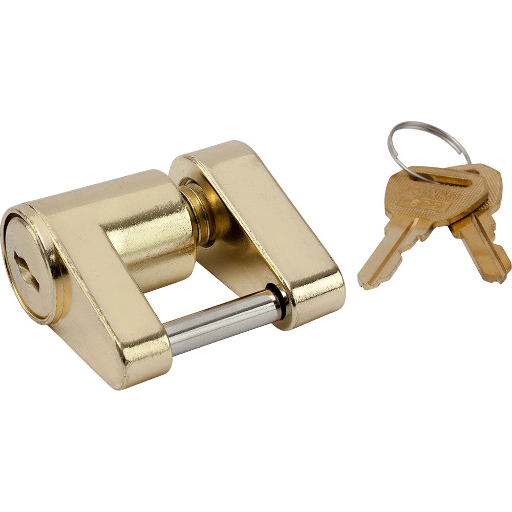 SeaDog Brass Plated Coupler Lock  2 Piece