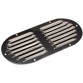 SeaDog Stainless Steel Louvered Vent  Oval  918 x 458