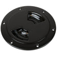 SeaDog Smooth Quarter Turn Deck Plate  Black  4