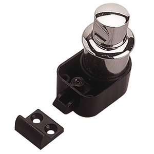 SeaDog Push Button Rim Latch  Polished Chrome