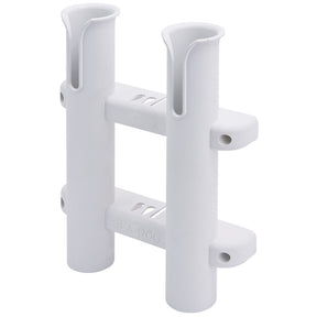 SeaDog Two Pole Side Mount Rod Storage Rack  White