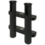 SeaDog Two Pole Side Mount Rod Storage Rack  Black