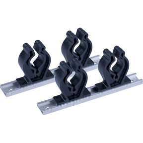 SeaDog Track Rod Holder  7 Tracks  4 Rod Clips