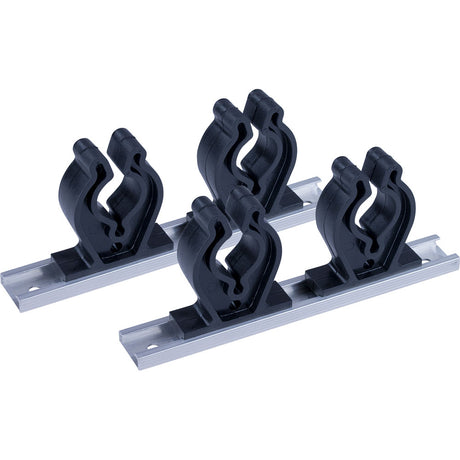 SeaDog Track Rod Holder  7 Tracks  4 Rod Clips