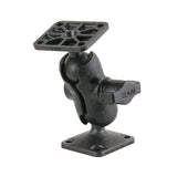 RAM Mount Composite DrillDown Double Ball Mount wRectangle AMPS Plates