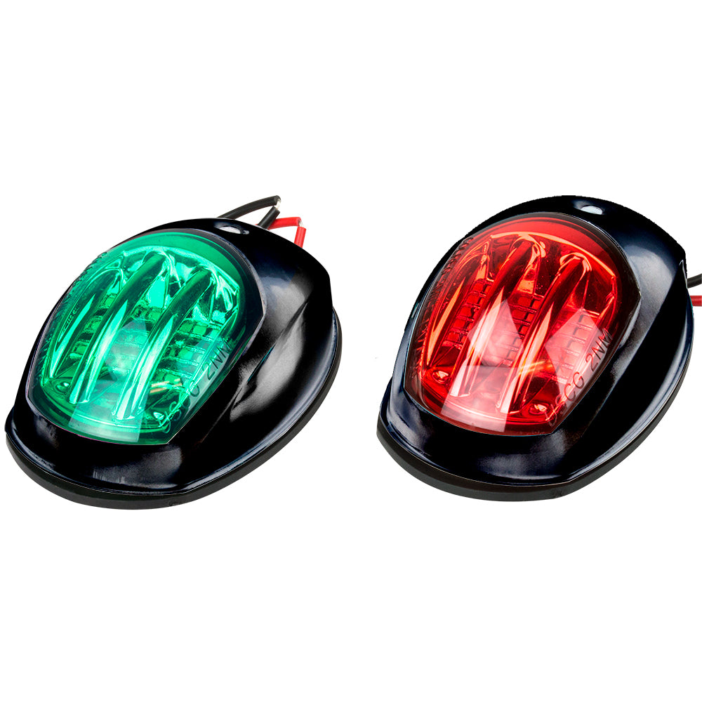 SeaDog Black LED Navigation Lights  Port  Starboard
