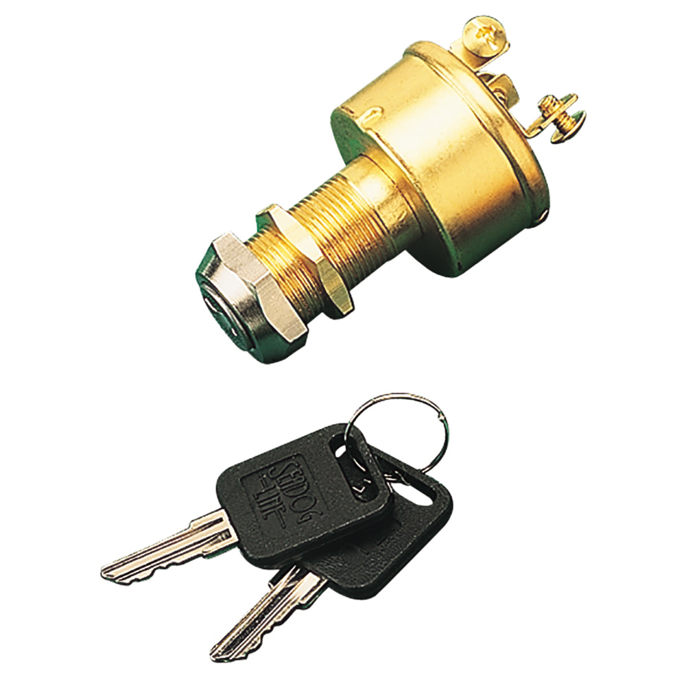 SeaDog Brass 3Position Key Ignition Switch