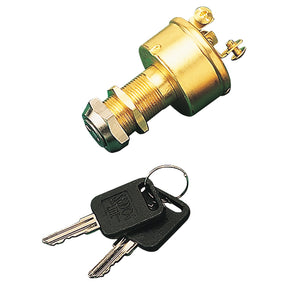 SeaDog Brass 3Position Key Ignition Switch