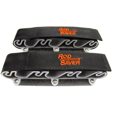 Rod Saver Portable Side Mount wDual Lock 6 Rod Holder