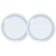 Fusion ELX651W 65 Classic Grill Covers  White f EL Series Speakers