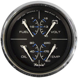 Faria Chesapeake Black 4 Multifunction Gauge