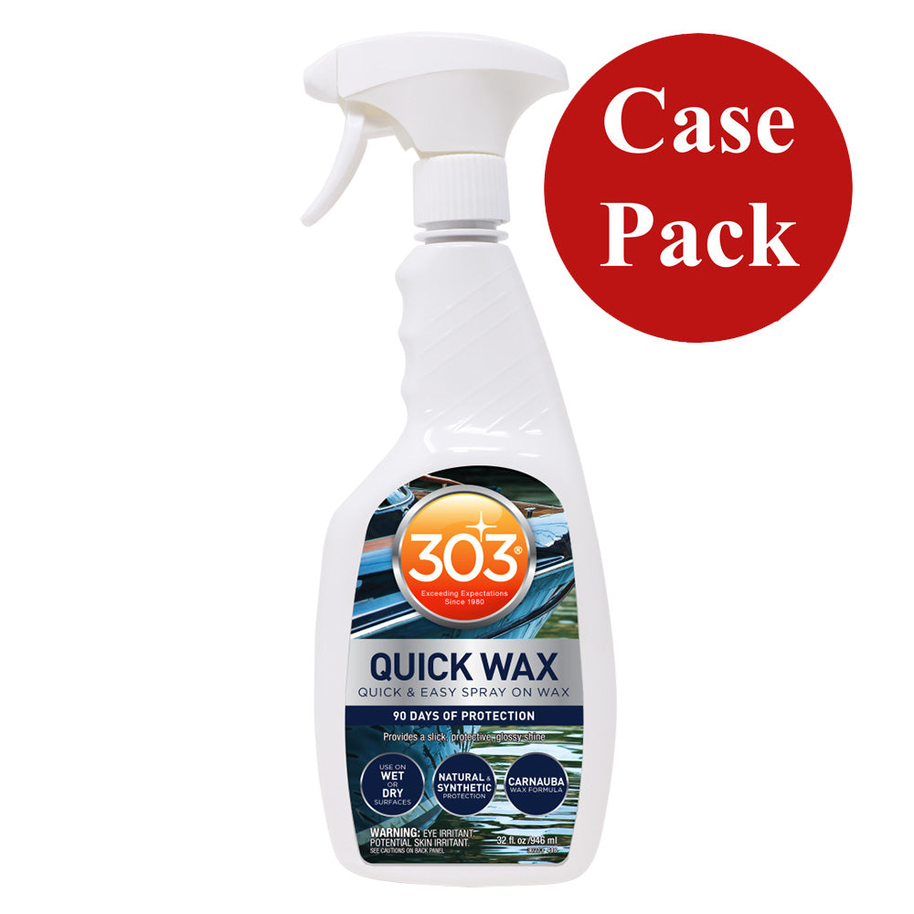 303 Marine Quick Wax  32oz Case of 6