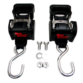 Rod Saver Stainless Steel Retractable Transom TieDown  40  Pair