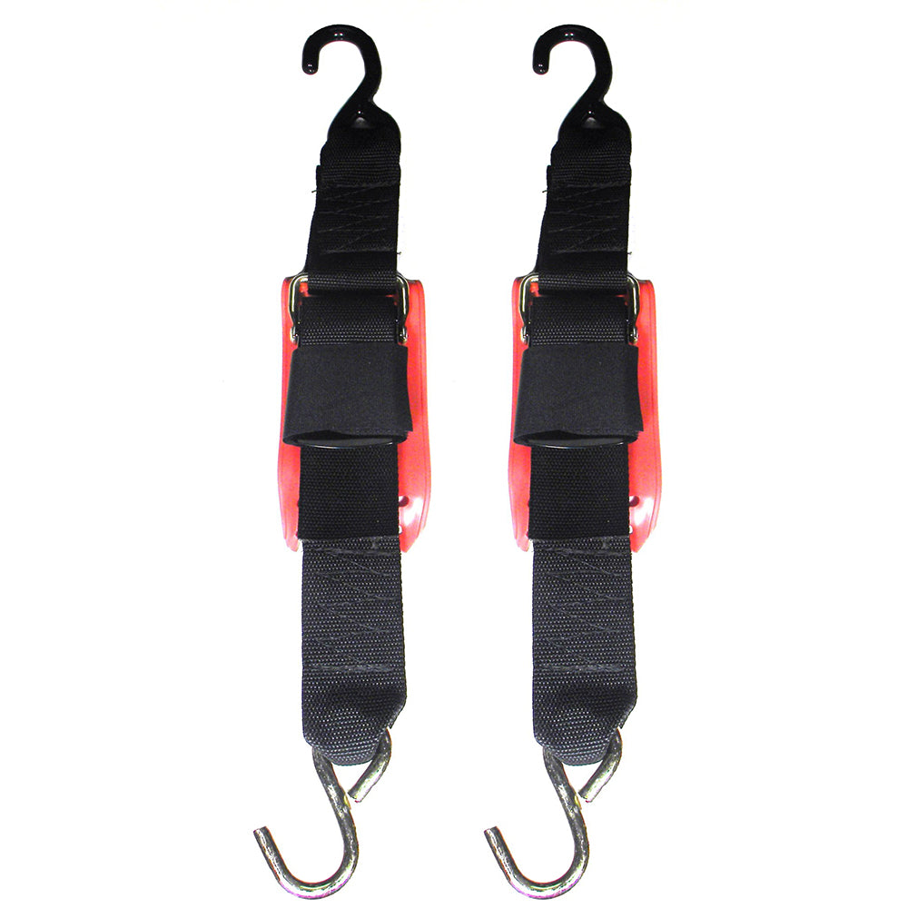 Rod Saver Quick Release Trailer TieDown wVinyl Pad  2 x 2  Pair