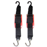 Rod Saver Quick Release Trailer TieDown wVinyl Pad  2 x 2  Pair