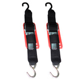 Rod Saver Paddle Buckle Trailer TieDown wVinyl Pad  2 x 4  Pair