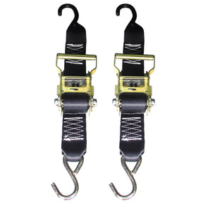 Rod Saver HeavyDuty Ratchet Trailer TieDown  2 x 3  Pair