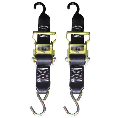 Rod Saver HeavyDuty Ratchet Trailer TieDown  2 x 3  Pair