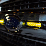 RIGID Industries 6 SRSeries SAE Compliant Fog Light  Black wYellow Light