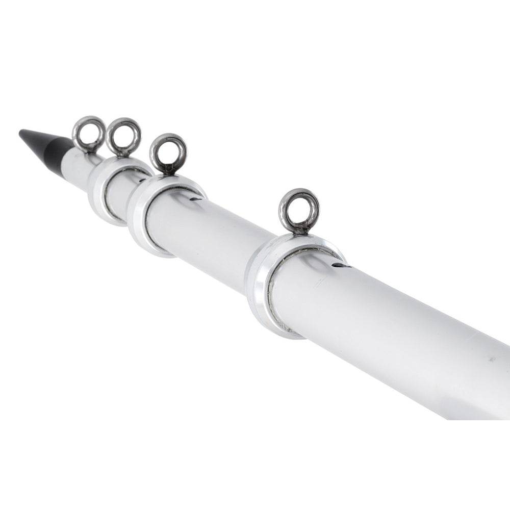 Tigress XD Telescoping Aluminum Outrigger Poles  18  112 OD  Silver