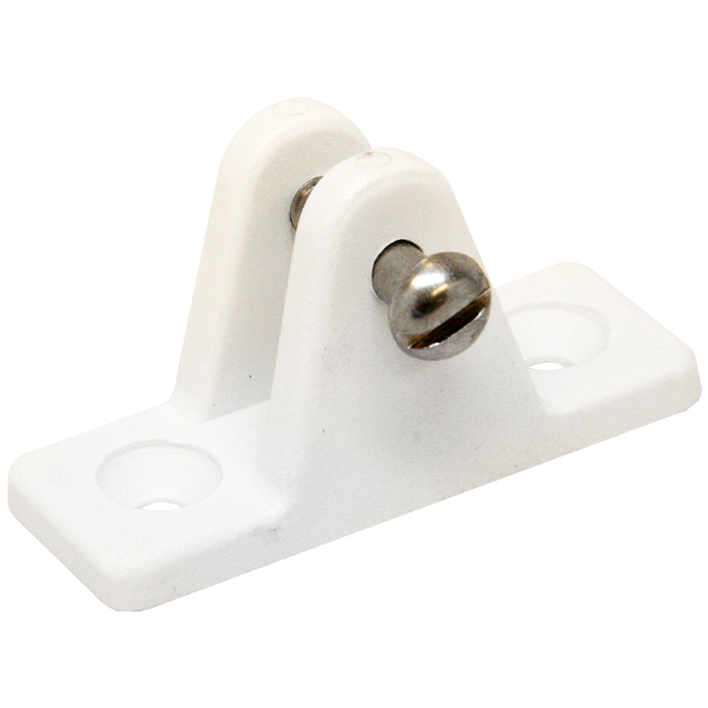 SeaDog Nylon Angled Deck Hinge  White