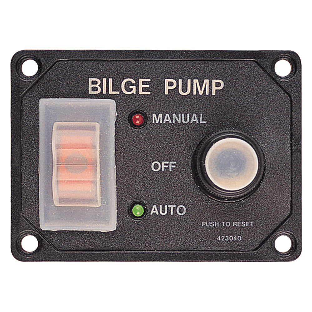SeaDog Splash Guard Bilge Pump Panel wCircuit