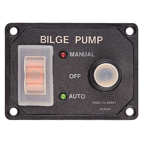 SeaDog Splash Guard Bilge Pump Panel wCircuit