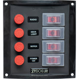 SeaDog Splash Guard Switch Panel Vertical  4 Switch