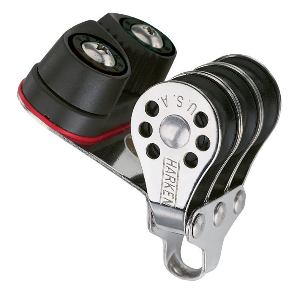 Harken 22mm Triple Micro Block wCam Cleat