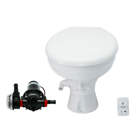 Johnson Pump AquaT Toilet Silent Electric Comfort  12V wPump