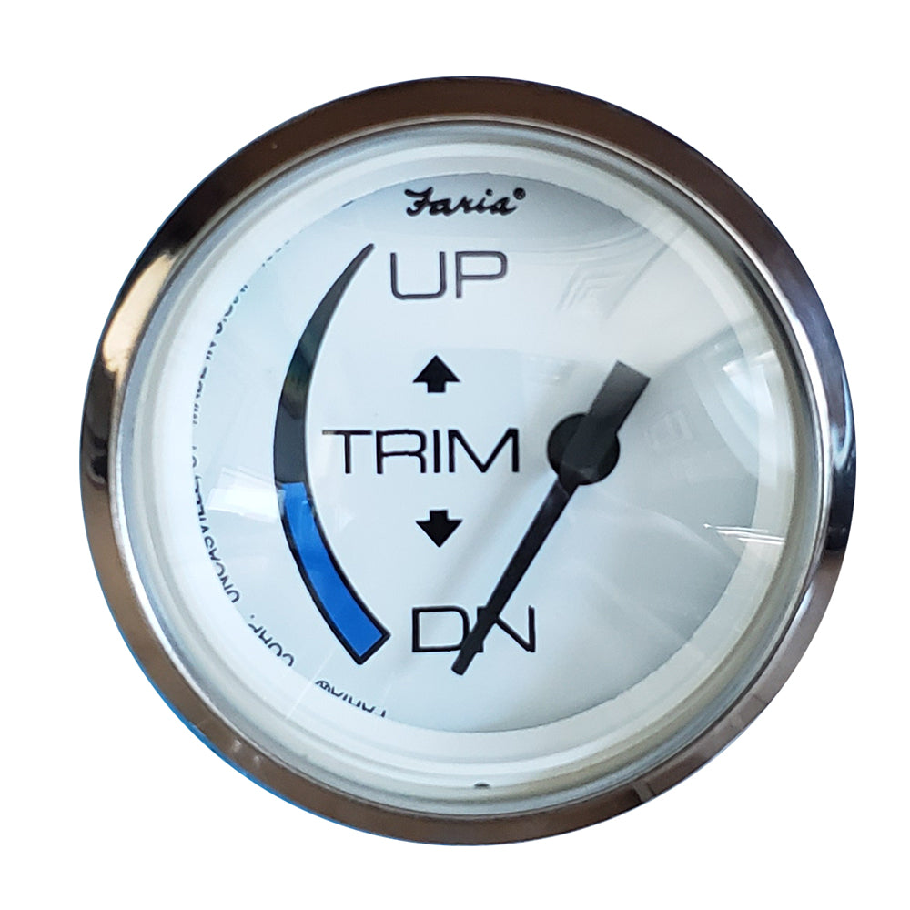 Faria Chesapeake White SS 2 Trim Gauge fHonda Engines