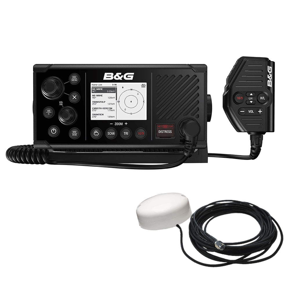 BG V60B VHF Marine Radio wDSC AIS Receive  Transmit  GPS500 GPS Antenna