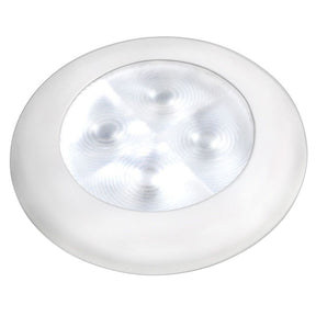 Hella Marine Courtesy Light  Warm White wWhite Rim