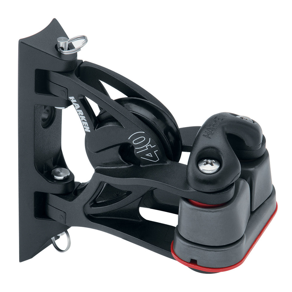 Harken 40mm Carbo Air Pivoting Lead Block wAluminum CamMatic Cleat
