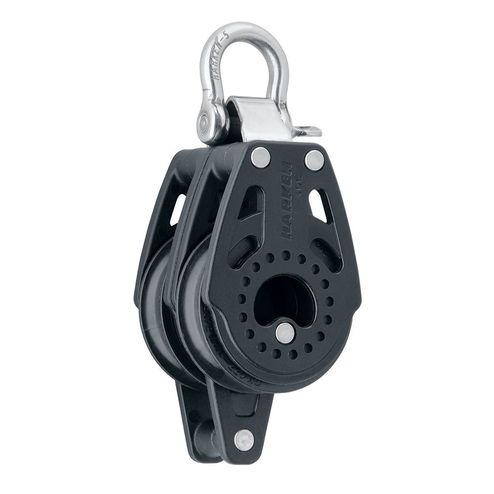 Harken 40mm Carbo Air Double Fixed Block wBecket