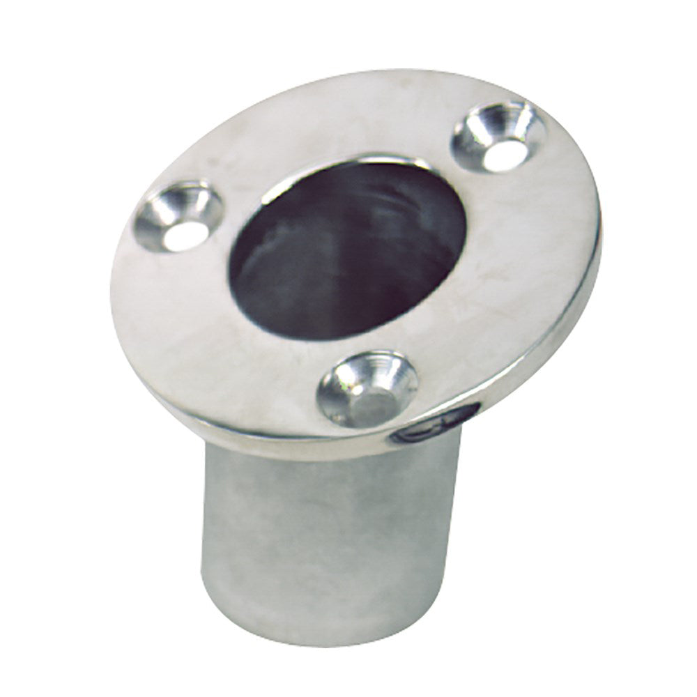 SeaDog Flush Mount Flagpole Socket  25  114 ID  316 Stainless Steel